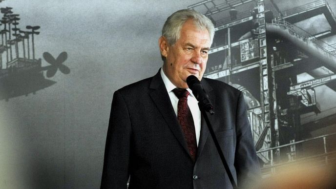 Prezident Miloš Zeman k dělníkům nepromluví Prezident Miloš Zeman k dělníkům nepromluví