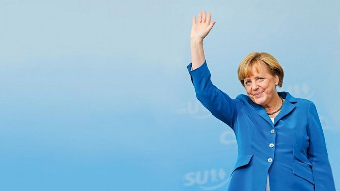 Německá kancléřka Angela Merkelová Německá kancléřka Angela Merkelová