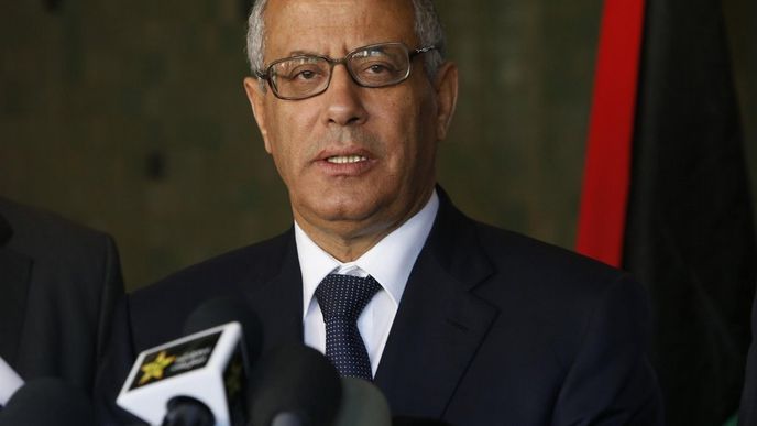 Libyjský premiér Alí Zajdán Libyjský premiér Alí Zajdán