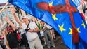 Demonstrace při příležitosti návštěvy Angely Merkelové v Praze Demonstrace při příležitosti návštěvy Angely Merkelové v Praze