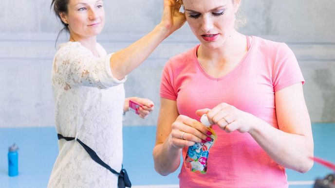 Gabriela Koukalová v připravované kampani pro značku Hamé od agentury Peppermint Gabriela Koukalová v připravované kampani pro značku Hamé od agentury Peppermint
