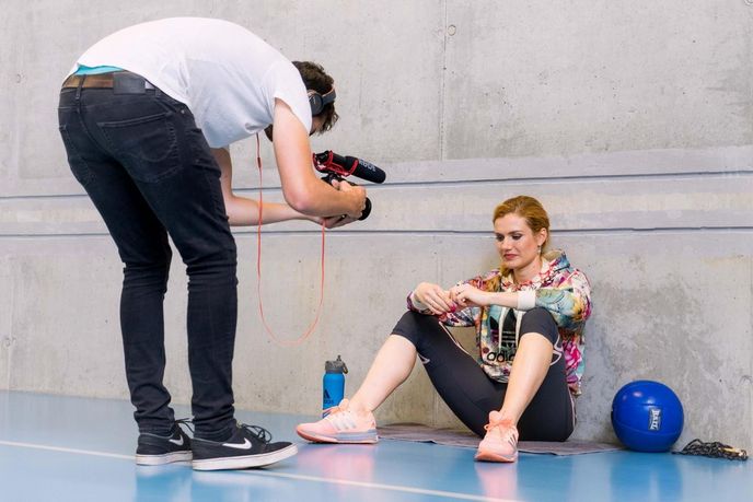 Gabriela Koukalová v připravované kampani pro značku Hamé od agentury Peppermint Gabriela Koukalová v připravované kampani pro značku Hamé od agentury Peppermint