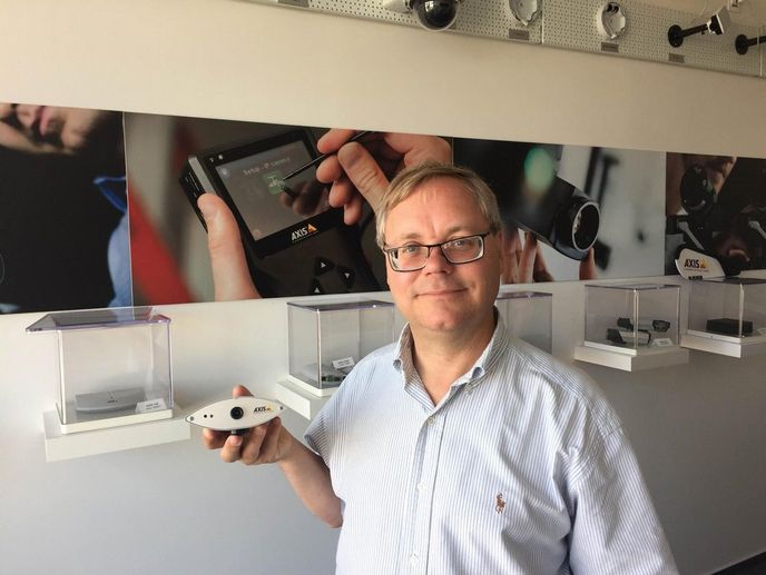 Martin Gren s první IP kamerou na světě Martin Gren s první IP kamerou na světě