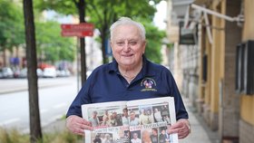 Emigrant Václav Kabourek (85) žil v Hollywoodu, teď si užívá Česko.