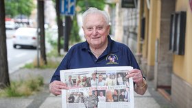 Emigrant Václav Kabourek (85) žil v Hollywoodu, teď si užívá Česko.