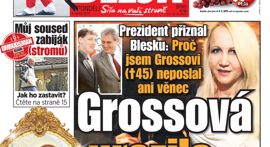 Neléčitelná nemoc bývalého premiéra Stanislava Grosse