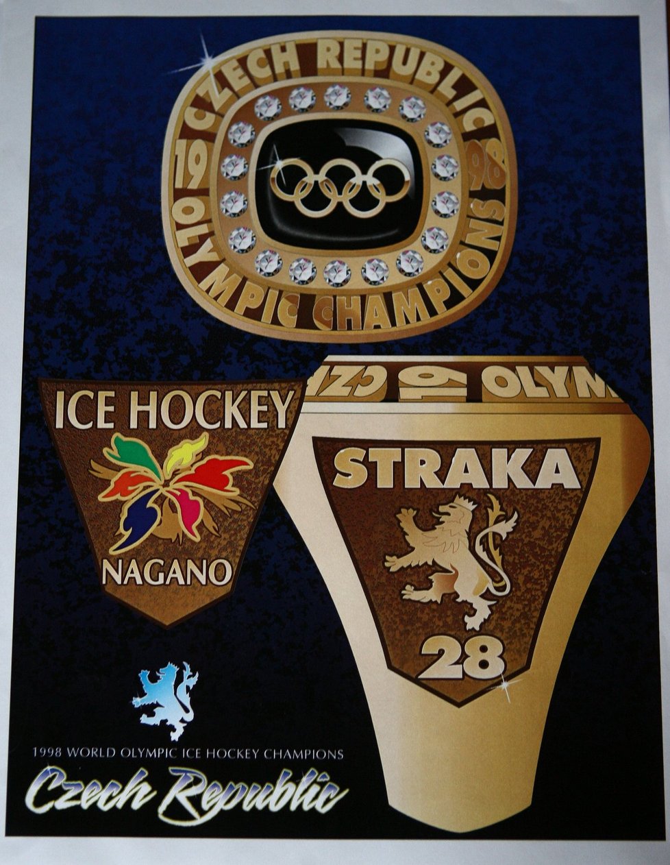 Český národní hokejový tým vyhrál v roce 1998 na Olympiádě zlato.