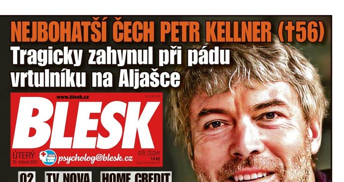 Takto se psalo o smrti českého miliardáře 30. března 2021.