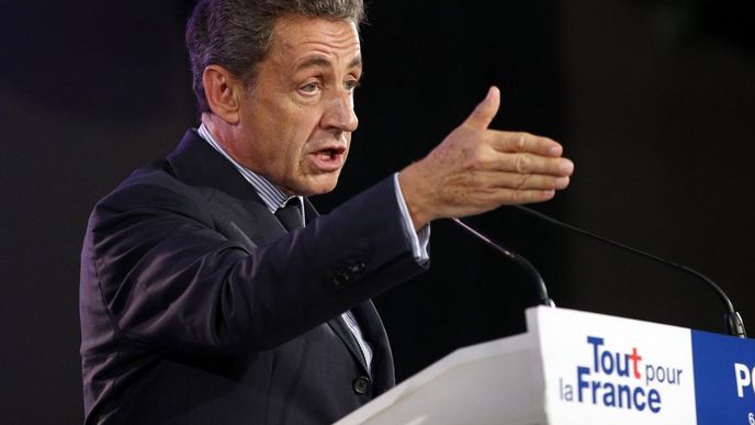 Francouzský prezidentský kandidát Nicolas Sarkozy Francouzský prezidentský kandidát Nicolas Sarkozy