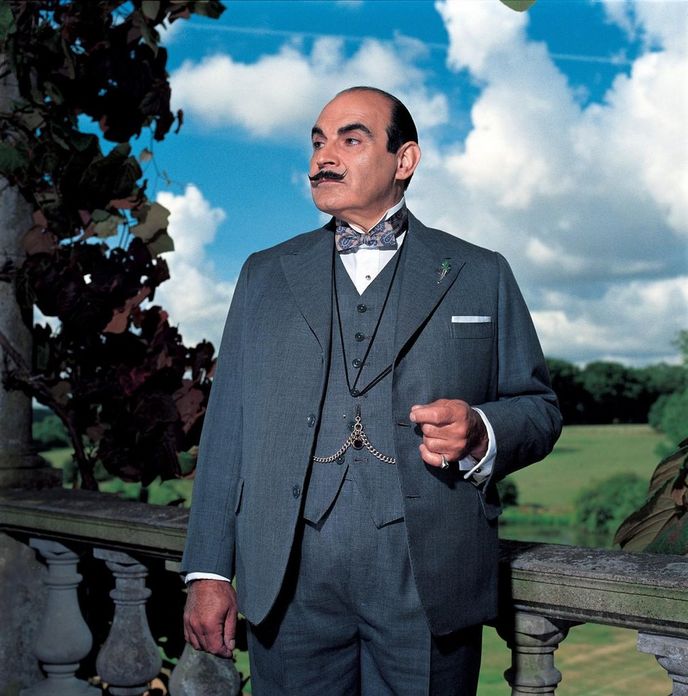 Za nejlepšího filmového Poirota je považován britský herec David Suchet Za nejlepšího filmového Poirota je považován britský herec David Suchet