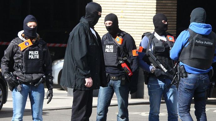 ilustrační foto, Belgická policie po útocích v Bruselu ilustrační foto, Belgická policie po útocích v Bruselu