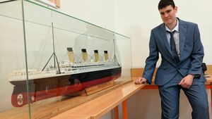Maturita na jedničku: Student Jakub vyrobil pomocí 3D tisku repliku Titaniku