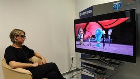 Redaktorka Blesku si vyzkoušela 3D televizi na vlastní kůži