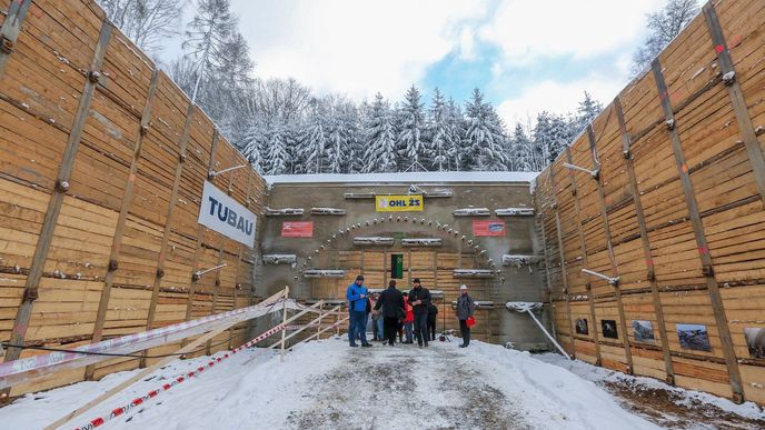 Slavnostní zahájení ražby tunelu Deboreč