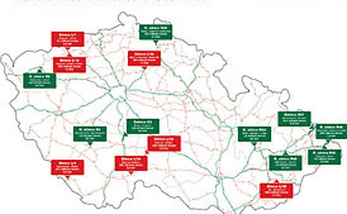 Letos bude v Česku dokončeno přes 70 km nových silnic a dálnic