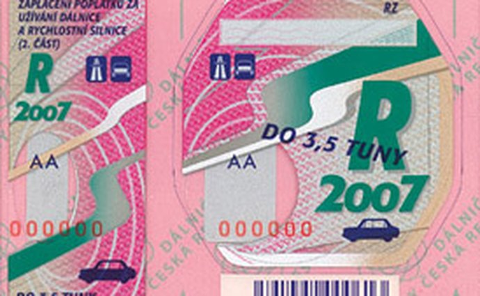 Dalniční známky na rok 2006 již neplatí