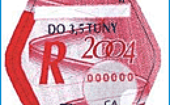 Dálniční známka na rok 2004 se již prodává