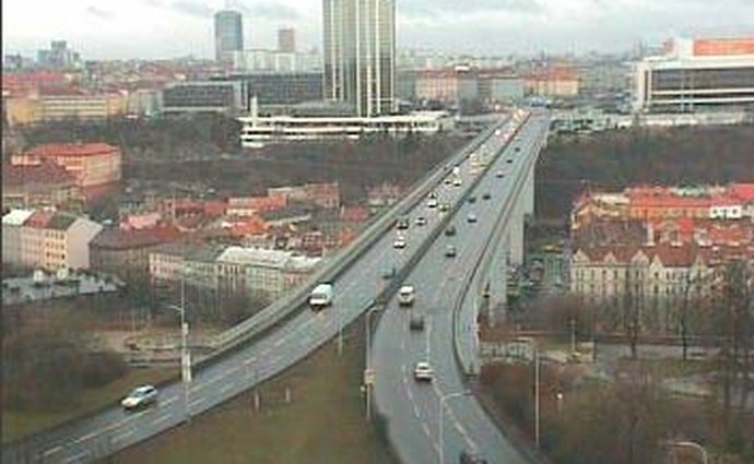 On-line kamera informuje o dopravní situaci v Praze