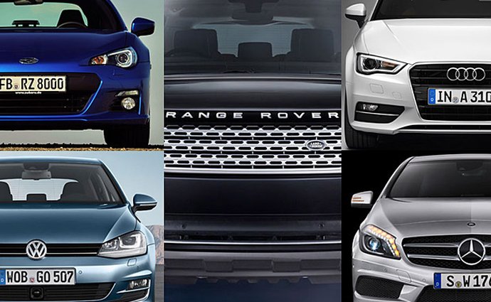 Mezi finalisty Světového auta roku 2013 je VW Golf i Range Rover