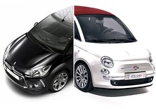 Citroën DS3 Cabrio vs Fiat 500C: Designový duel