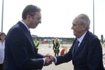 Státní návštěva prezidenta Zemana v Srbsku