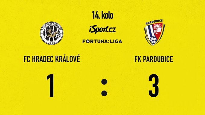 SESTŘIH: Hradec - Pardubice 1:3. Krásné góly v derby, zářil Janošek SESTŘIH: Hradec - Pardubice 1:3. Krásné góly v derby, zářil Janošek