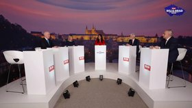 CELÝ ZÁZNAM První prezidentská debata v Blesku: O Zemanovi i škraloupech kandidátů. Babiš nedorazil