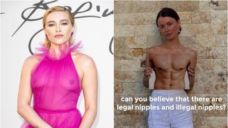 Florence Pugh vs. body shaming: Proč některé stále děsí ženské bradavky?