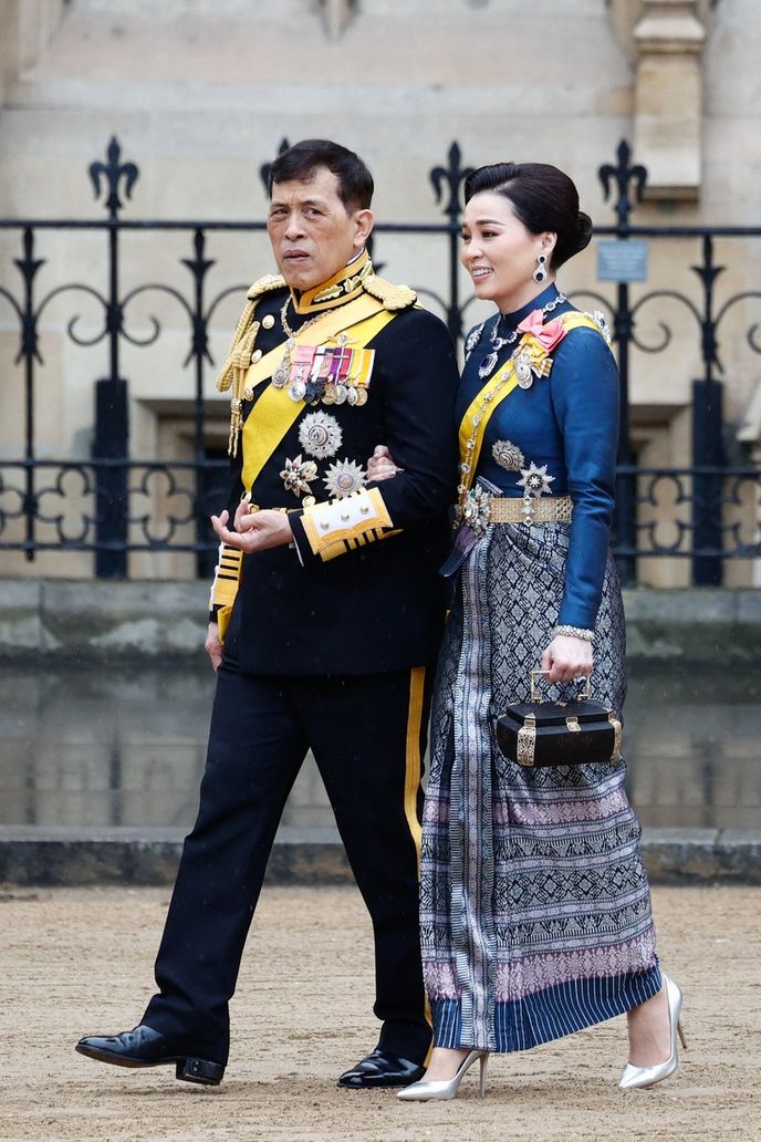Thajský král Vajiralongkorn a královna Suthida / Zdroj: Profimedia.cz
