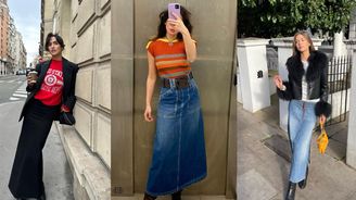 Od pondělí do pátku: Jak nosit dlouhou džínovou sukni, která vládne roku 2023?