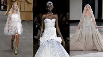 Návrat princezen: 11 trendů, které ovládly svatební šaty na týdnu haute couture
