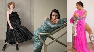 Plesové šaty od českých návrhářů jsou módní sen. Na kolik vyjde jejich ušití?