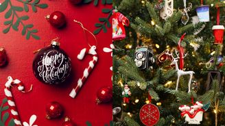 Barevné, vtipné i v retro stylu: Kde sehnat nejlepší ozdoby na vánoční stromek?