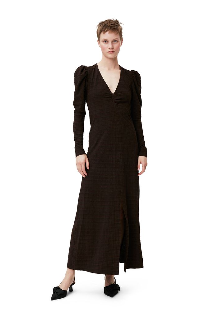 Šaty, Ganni, 325 eur, ganni.com Šaty, Ganni, 325 eur, ganni.com