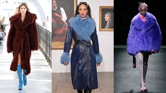Barevné i ve stylu Kate Moss: Nejlepší kabáty s kožíškem pro aktuální sezónu