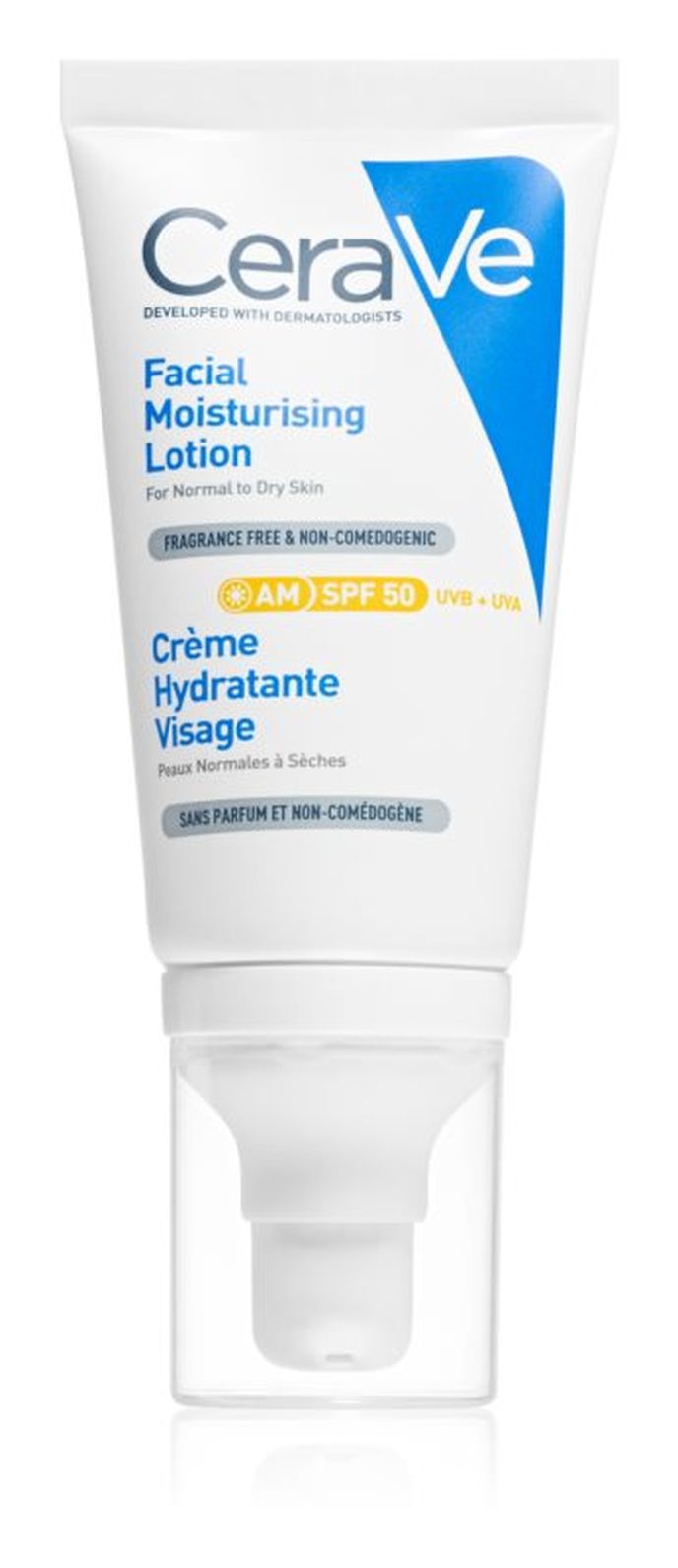 Hydratační krém s SPF 50, Cerave, 527 Kč, notino.cz