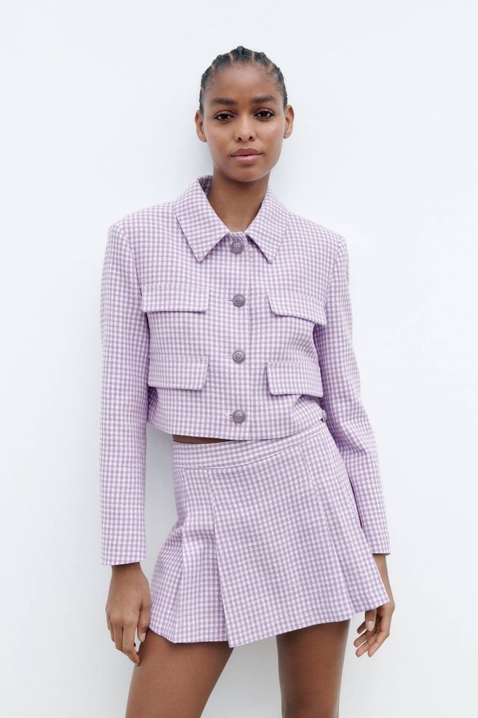 Co-ord set, Zara, 1399 Kč a 699 Kč, zara.com Co-ord set, Zara, 1399 Kč a 699 Kč, zara.com