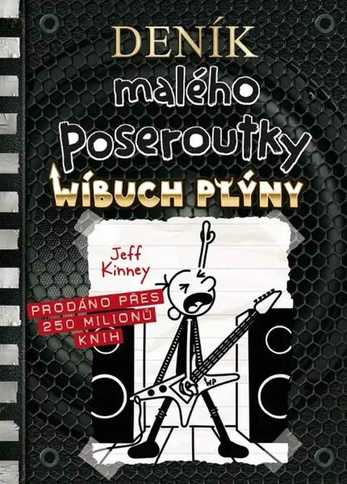 Kniha Wíbuch Plýny, autor Jeff Kinney, nakl. CooBoo, 269 Kč, v prodeji v knihkupectvích