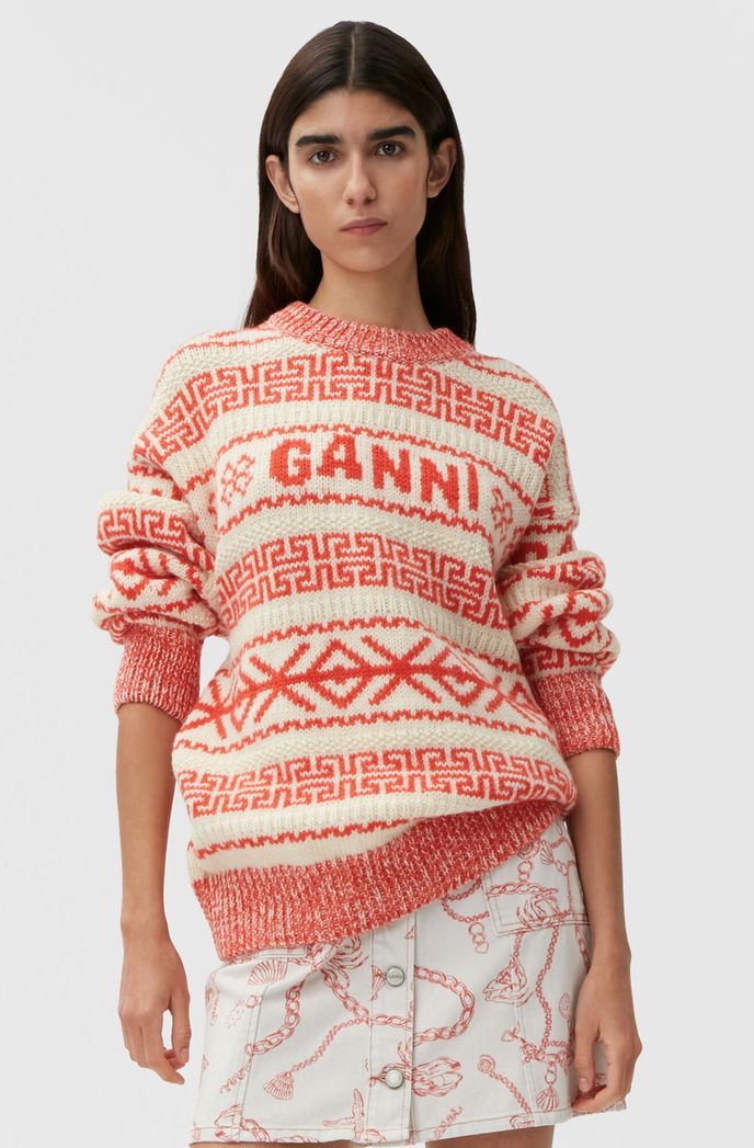 Vlněný svetr, Ganni, 295 eur, ganni.com