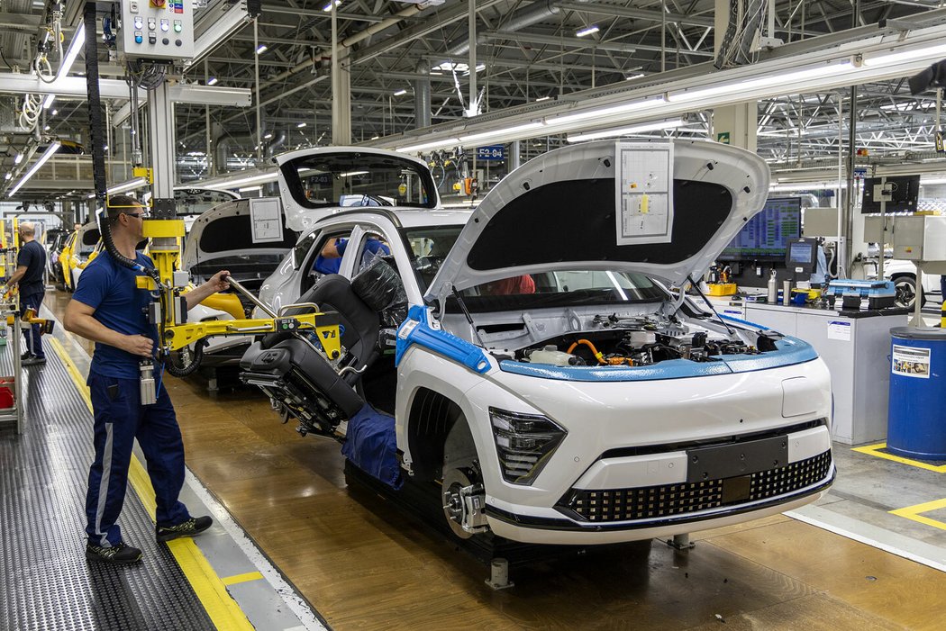 Výroba Hyundai Kona Electric