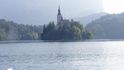 Ostrov na jezeře Bled.