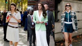 Tenisová móda z Wimbledonu: Propadnete trendu, který si zamilovala princezna Kate?