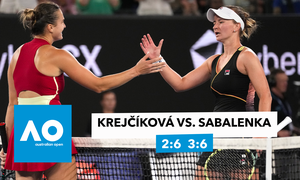 Sabalenková nedala Krejčíkové šanci a postoupila do semifinále bez ztráty setu