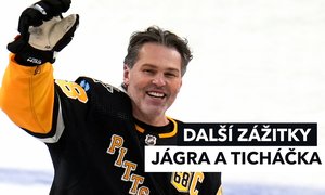 Jágr a Ticháček v Pittsburghu: Podepsaný dres od Crosbyho i ukradené figurky 