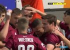 Olomouc - Sparta: Kuchtův gól hlavou byl odvolán kvůli ofsajdu