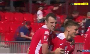 Pardubice – Zlín: Marek Icha poslal ránou z voleje domácí do vedení 1:0
