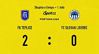 SESTŘIH: Teplice - Liberec 2:0. Rozhodl Fila, strach o Kulenoviče