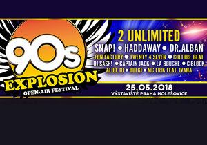 90s Explosion Festival je festival zaměřený na největší hudební hvězdy 90. let.