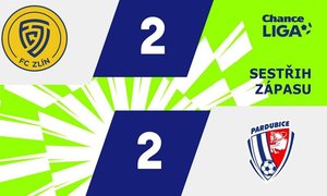 SESTŘIH: Zlín - Pardubice 2:2. Východočeši potřetí v řadě neprohráli, dvakrát se trefil Patrák SESTŘIH: Zlín - Pardubice 2:2. Východočeši potřetí v řadě neprohráli, dvakrát se trefil Patrák