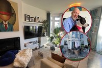 Návrhář Miroslav Bárta: Útulný byt v centru Prahy s rozlehlou zahradou